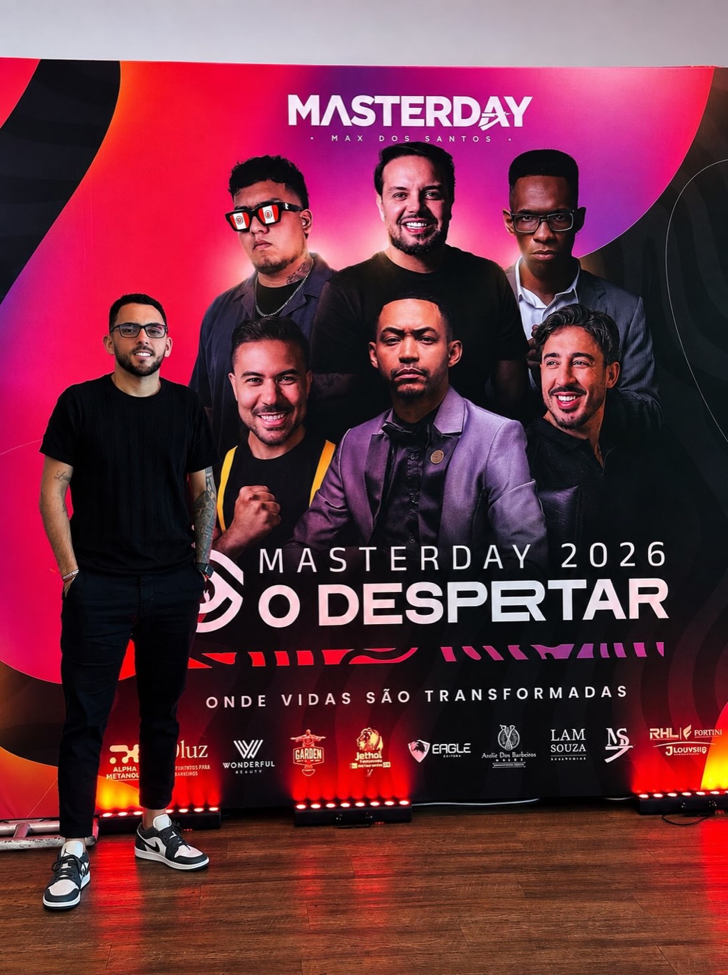 O barbeiro no evento Masterday 2026 O Despertar, no Rio de Janeiro